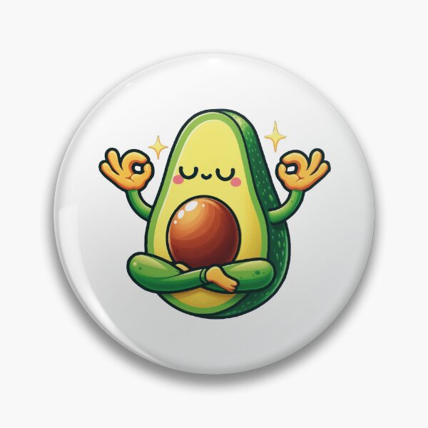 Item preview, Avocado doing yoga designed and sold by CoolThingss.
