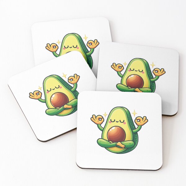 Item preview, Avocado doing yoga designed and sold by CoolThingss.