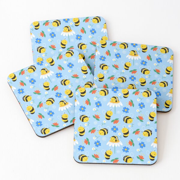 Item preview, Bee Pattern designed and sold by stephaniedraws.