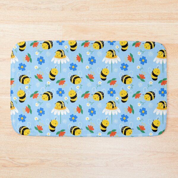 Item preview, Bee Pattern designed and sold by stephaniedraws.