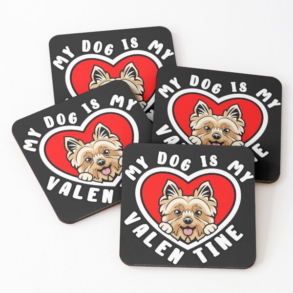 Item preview, My Yorkshire Terrier Dog Is My Valentine designed and sold by TheAnimalZ00.