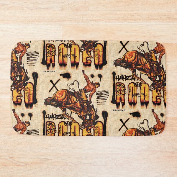 Item preview, Old and Vintage Rodeo, Cowboy, We Need More Cowboys,  Spirit of the Wild West, Graffiti style designed and sold by Kai Multiverse.