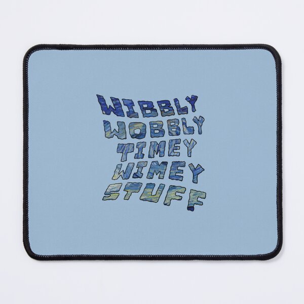 Item preview, "Wibbly Wobbly Timey Wimey Stuff" Doc Who Quote Print Design designed and sold by abldesign.