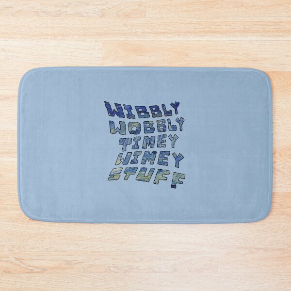 Item preview, "Wibbly Wobbly Timey Wimey Stuff" Doc Who Quote Print Design designed and sold by abldesign.