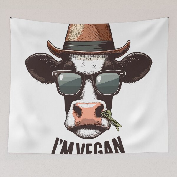 Item preview, Vegan Cow Funny  designed and sold by KitonicTees.