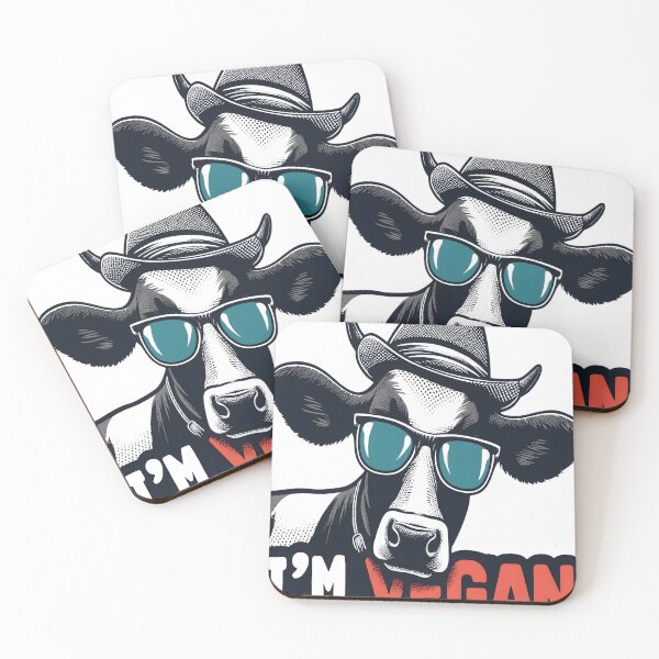Item preview, I'm Vegan Funny Cow Veganism designed and sold by KitonicTees.