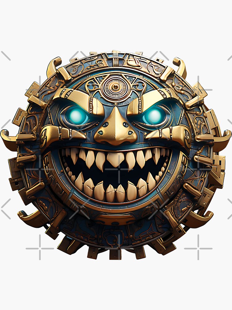 Totem Face Evil Smiley Emoji 57