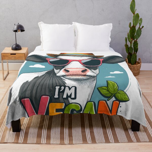Item preview, I'm Vegan Funny Cow Veganism designed and sold by KitonicTees.