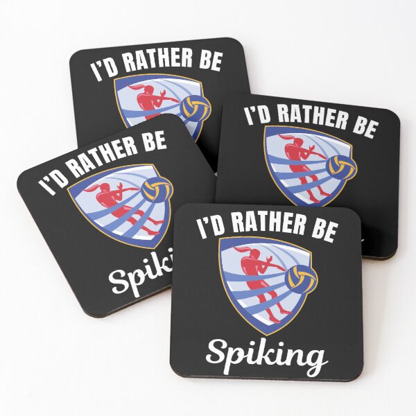 Item preview, I'd rather be spiking, volleyball sport spike  designed and sold by NBSStore.