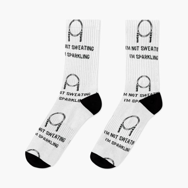 Item preview, I am not Sweating, I am Sparkling Funny Gym Quotes designed and sold by Baldazar.