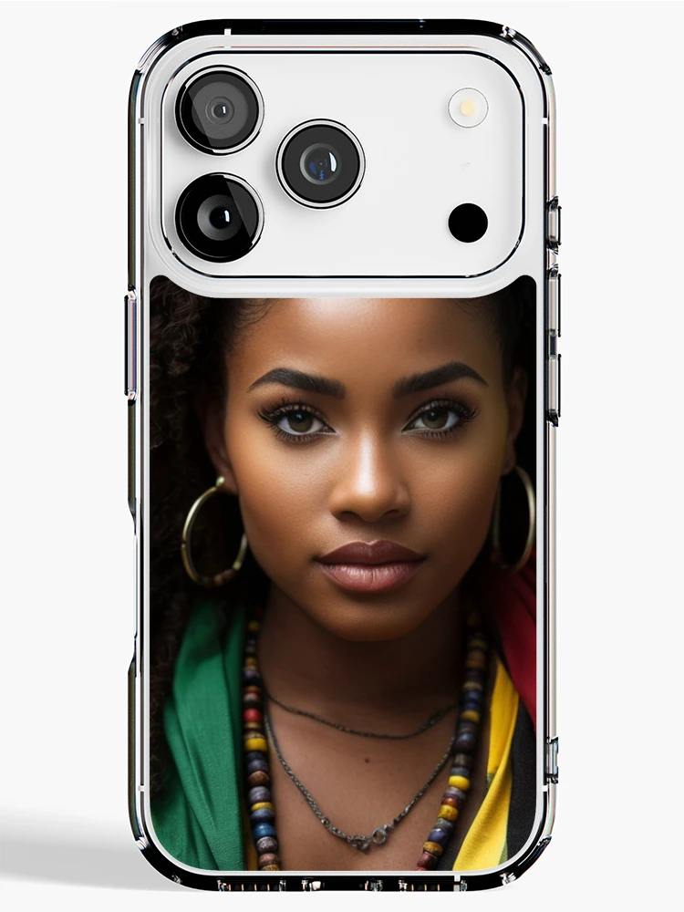 Thumbnail 1 of 5, iPhone Case, Forest Reverie | Empowered Rasta Queen designed and sold by Rothnaric.
