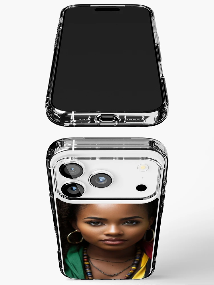Thumbnail 3 of 5, iPhone Case, Forest Reverie | Empowered Rasta Queen designed and sold by Rothnaric.