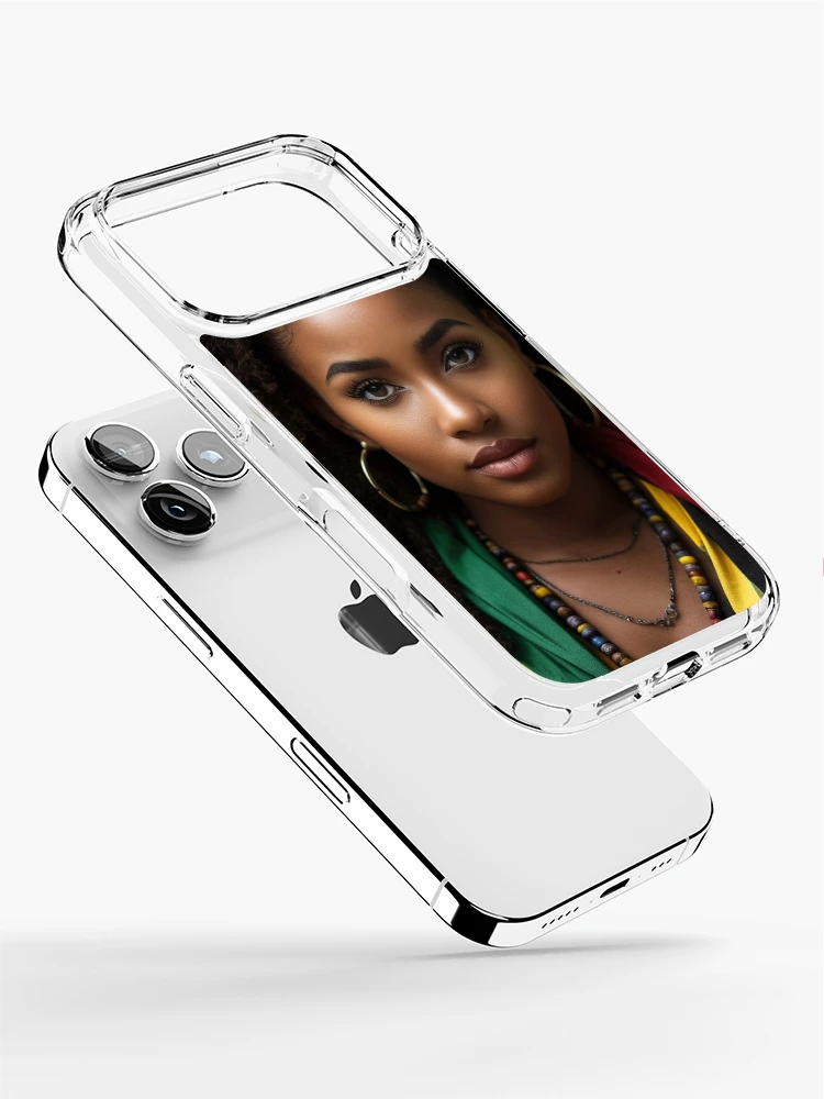 Thumbnail 2 of 5, iPhone Case, Forest Reverie | Empowered Rasta Queen designed and sold by Rothnaric.
