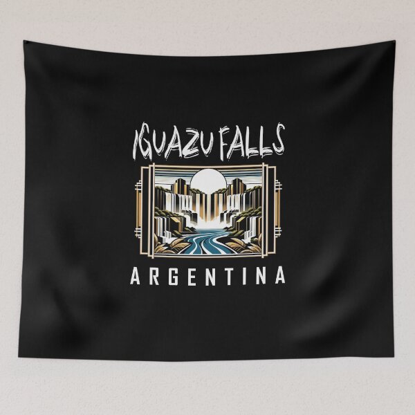 Item preview, Iguazu Falls Argentina -Art Deco Style designed and sold by SambaStyles.
