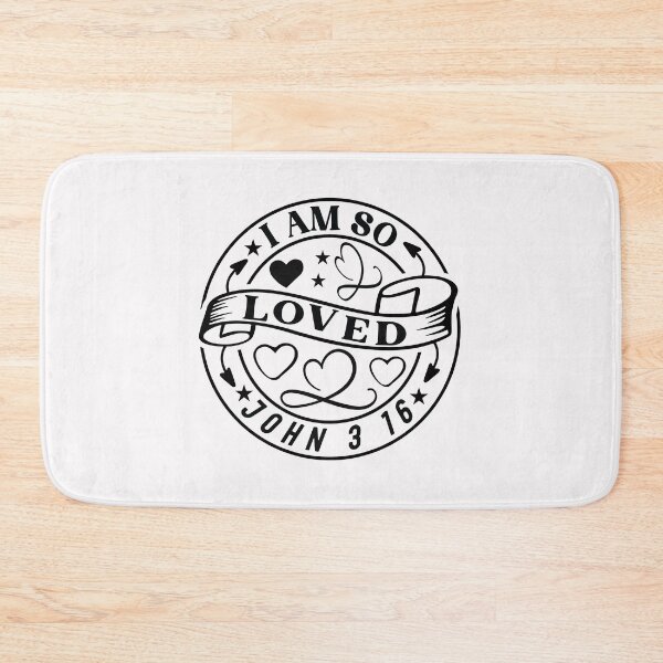 Item preview, John 3:16- I am so loved designed and sold by Zenbelacosmocol.