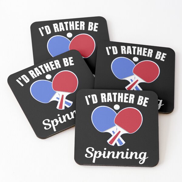 Item preview, I'd rather be spinning, table tennis or ping pong sport lovers and players designed and sold by NBSStore.