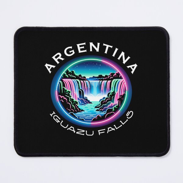 Item preview, Iguazu Falls Argentina -Cool Neon Art designed and sold by SambaStyles.