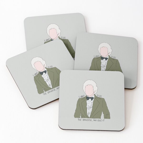 Item preview, "I Want To See The Universe, Not Rule It" Third Doctor Quote Print Design  designed and sold by abldesign.