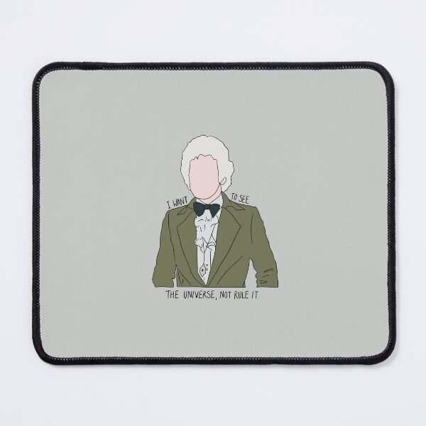Item preview, "I Want To See The Universe, Not Rule It" Third Doctor Quote Print Design  designed and sold by abldesign.