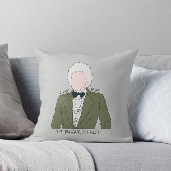 Item preview, "I Want To See The Universe, Not Rule It" Third Doctor Quote Print Design  designed and sold by abldesign.
