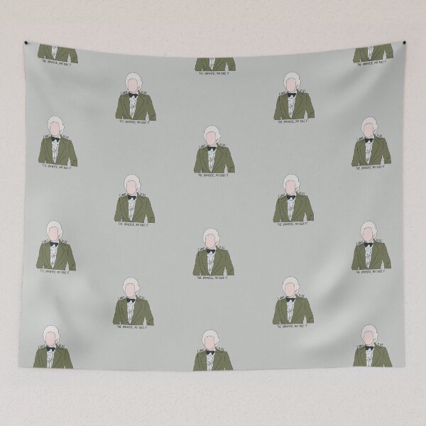 Item preview, "I Want To See The Universe, Not Rule It" Third Doctor Quote Print Design  designed and sold by abldesign.