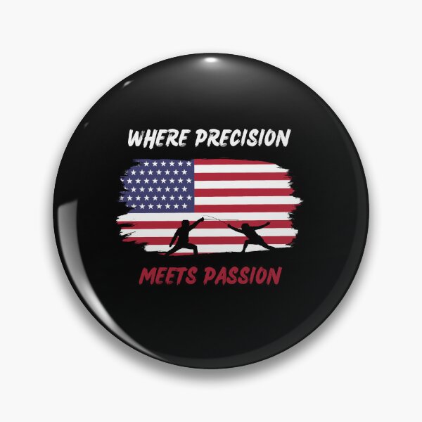 Item preview, Where precision meets passion american fencing designed and sold by Gilpro Designs.