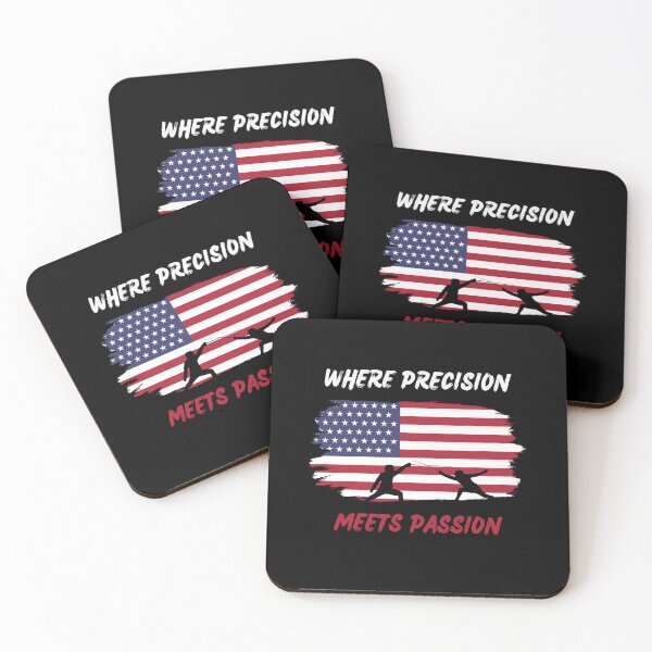 Item preview, Where precision meets passion american fencing designed and sold by Gilpro Designs.