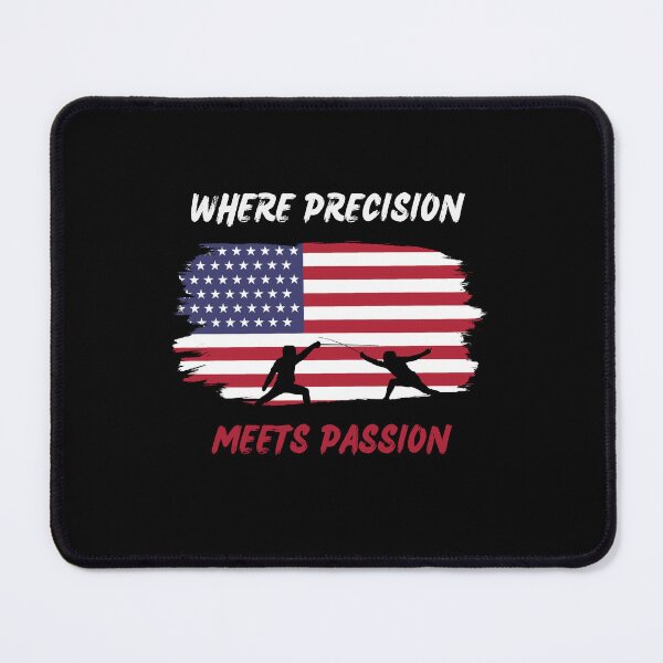 Item preview, Where precision meets passion american fencing designed and sold by Gilpro Designs.