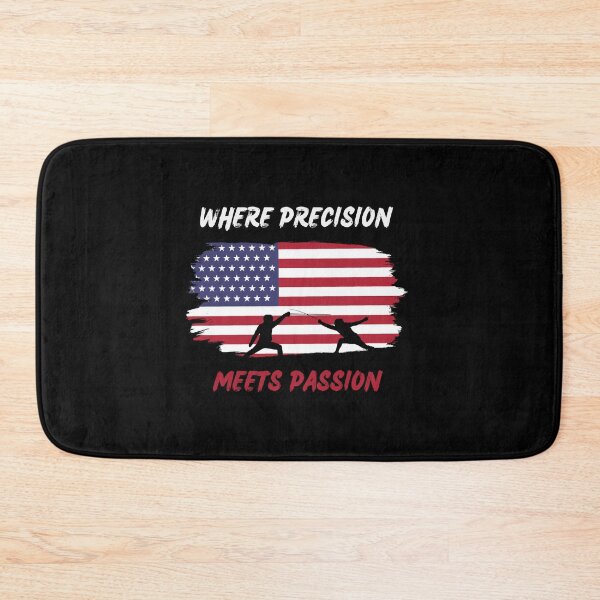 Item preview, Where precision meets passion american fencing designed and sold by Gilpro Designs.