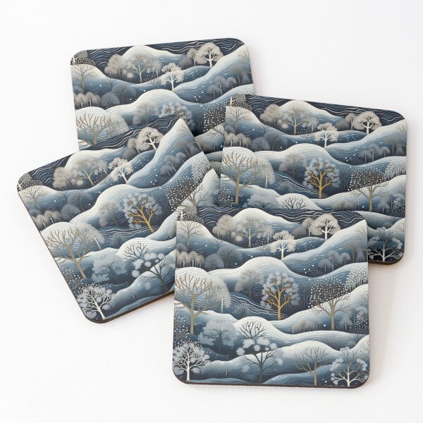 Item preview, Snowy Winter Isle of Wight Landscape  designed and sold by Woop Woop .