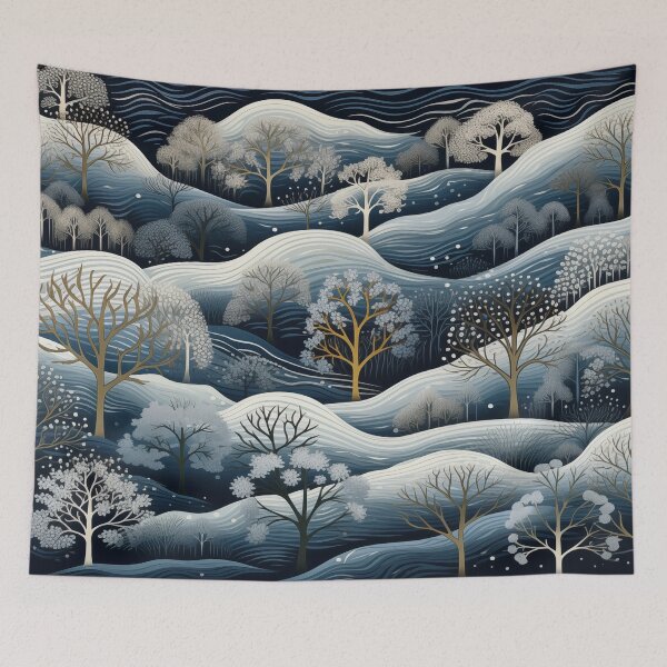 Item preview, Snowy Winter Isle of Wight Landscape  designed and sold by Woop Woop .
