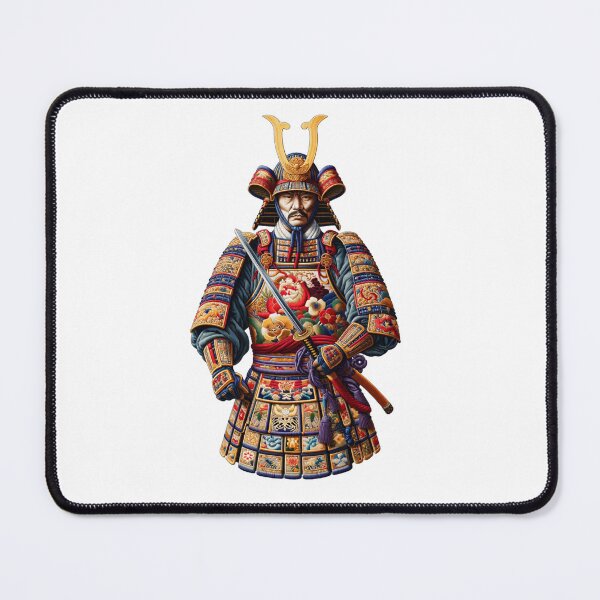 Item preview, Japanese Shogun in Full Armor with Sword with Embroidery designed and sold by kylmllr101684.