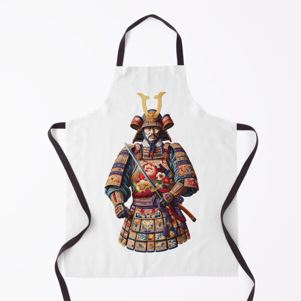 Item preview, Japanese Shogun in Full Armor with Sword with Embroidery designed and sold by kylmllr101684.