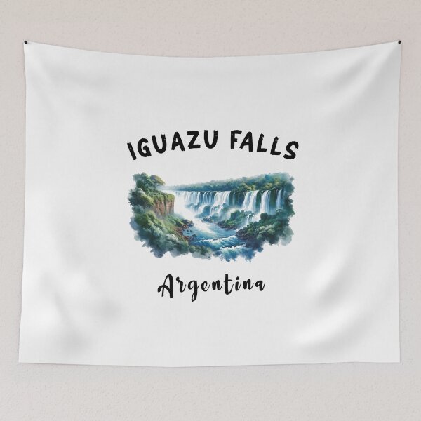 Item preview, Iguazu Falls Argentina -Watercolor Art Style designed and sold by SambaStyles.