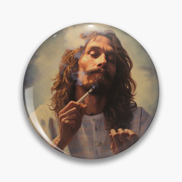 Item preview, Jesucristo fumando un Blunt designed and sold by hipeora.