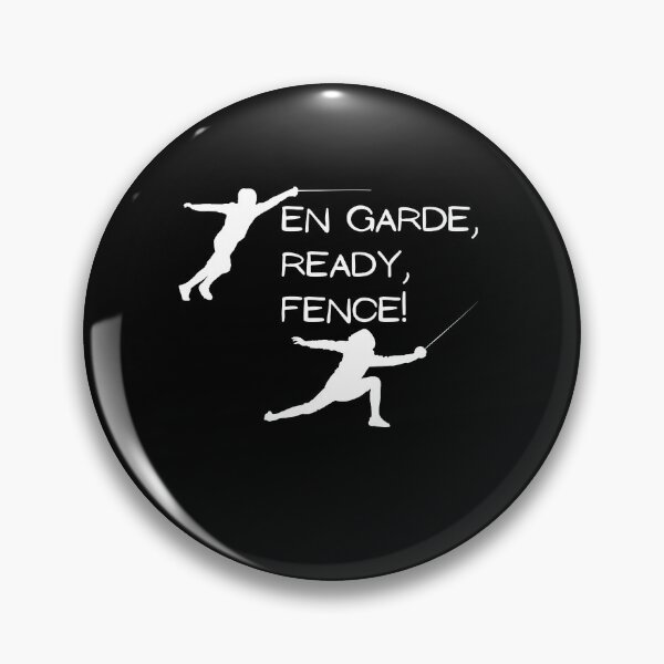 Item preview, En garde, ready, fence! designed and sold by Gilpro Designs.
