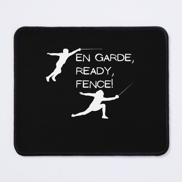 Item preview, En garde, ready, fence! designed and sold by Gilpro Designs.