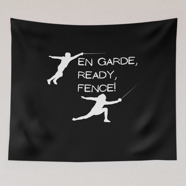 Item preview, En garde, ready, fence! designed and sold by Gilpro Designs.