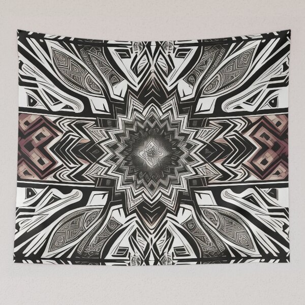 Item preview, Tribal pattern design lotus designed and sold by operossa.