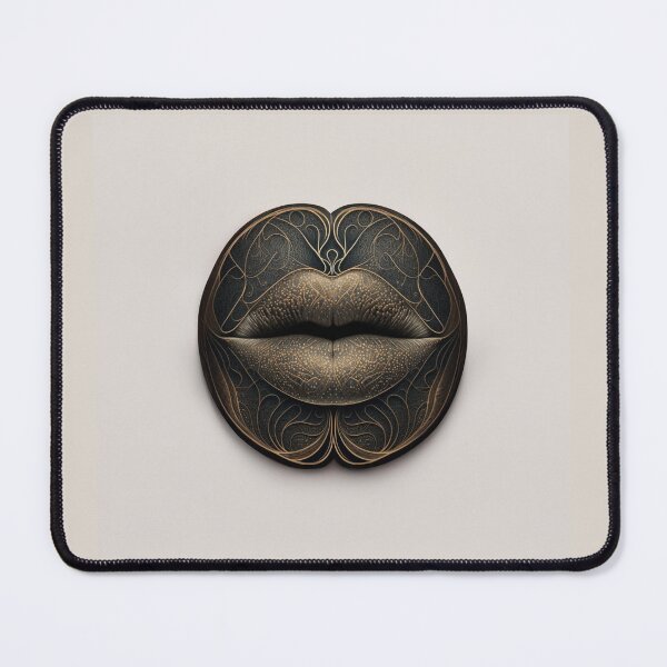 Item preview, woman's lips with intricate patterns designed and sold by Fantasymachine.