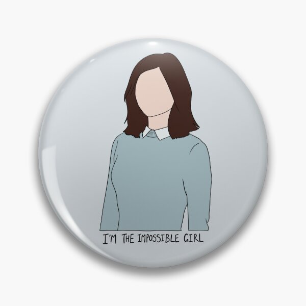 Item preview, "I'm The Impossible Girl" Clara Oswald Quote Print Design designed and sold by abldesign.