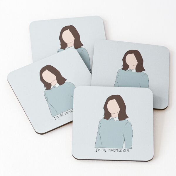 Item preview, "I'm The Impossible Girl" Clara Oswald Quote Print Design designed and sold by abldesign.