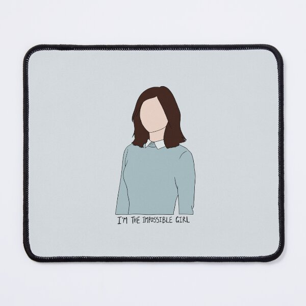 Item preview, "I'm The Impossible Girl" Clara Oswald Quote Print Design designed and sold by abldesign.