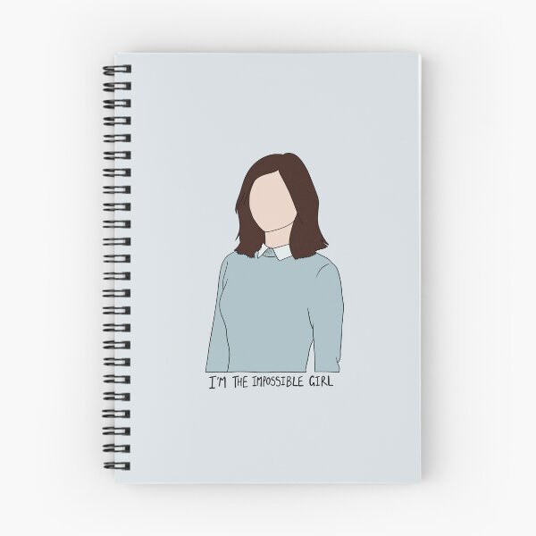 Item preview, "I'm The Impossible Girl" Clara Oswald Quote Print Design designed and sold by abldesign.