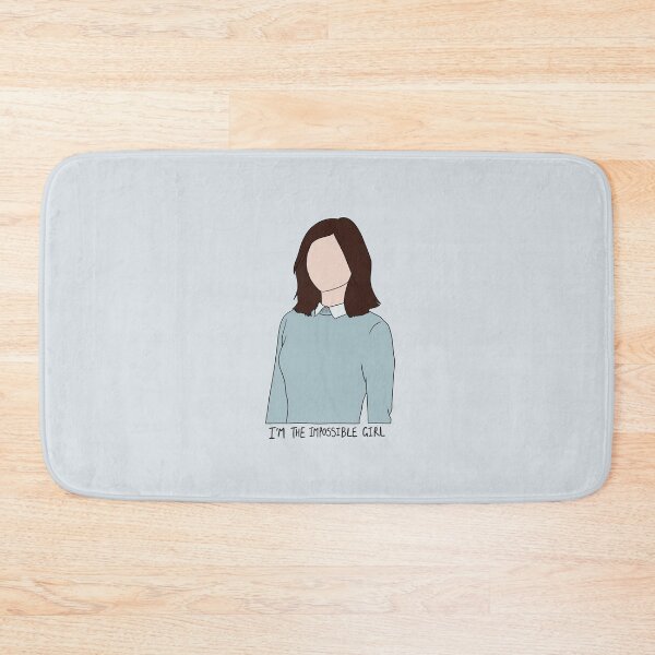 Item preview, "I'm The Impossible Girl" Clara Oswald Quote Print Design designed and sold by abldesign.