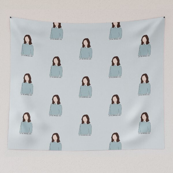 Item preview, "I'm The Impossible Girl" Clara Oswald Quote Print Design designed and sold by abldesign.
