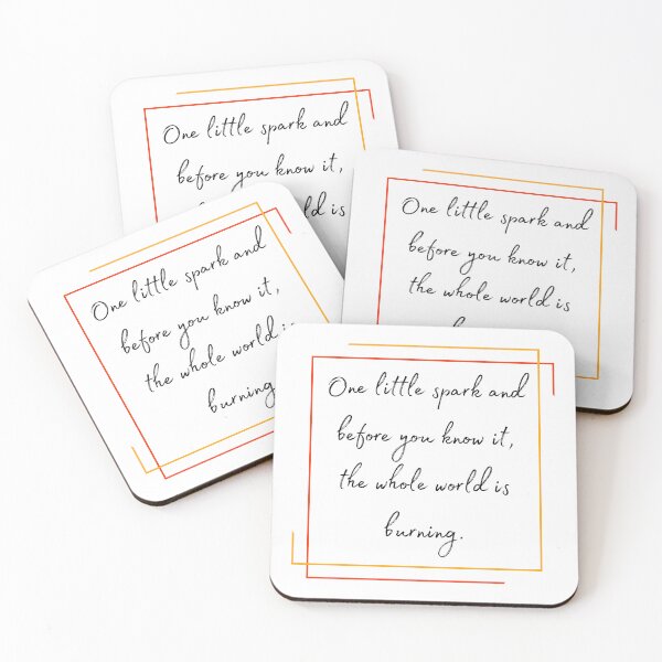 Item preview, DOTA 2 quote | Lina | One little spark and before you know it, the whole world is burning. | queenoflaura designed and sold by queenoflaura.