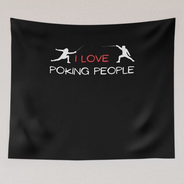Item preview, I love poking people designed and sold by Gilpro Designs.