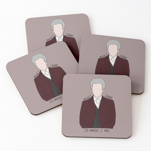 Item preview, "Where I Stand Is Where I Fall" Twelfth Doctor Quote Print Design  designed and sold by abldesign.