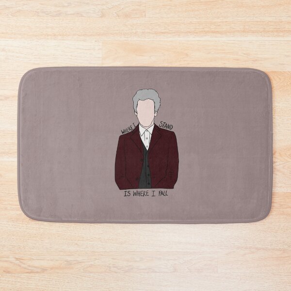 Item preview, "Where I Stand Is Where I Fall" Twelfth Doctor Quote Print Design  designed and sold by abldesign.